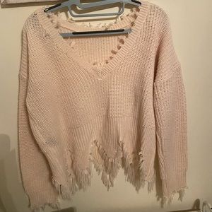 CREAM KNIT SWEATER